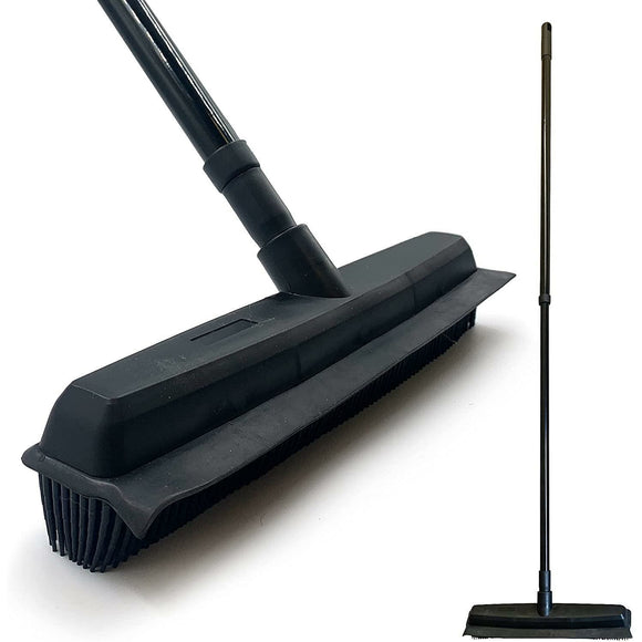 TDBS Rubber Broom and Extending Handle
