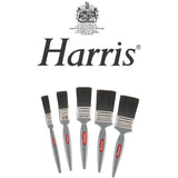 Harris Paint Brush Set 5 Piece Gloss Decorating Paint Brushes Painting Pack - The Dustpan and Brush Store