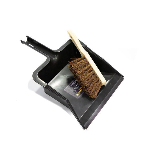 Newman and Cole Large Garden Dustpan and Brush Set - Outdoor Dust