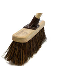 Newman and Cole 12" Natural Bassine Broom Head with Plastic Socket Supplied with Handle - The Dustpan and Brush Store