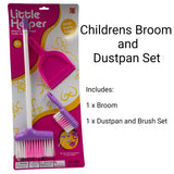 Childs Cleaning Set - Broom, Dustpan & Brush