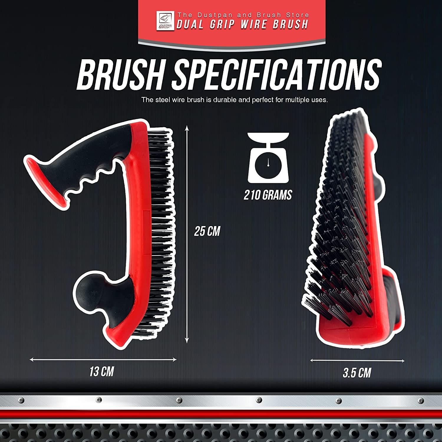 Dual Grip Heavy Duty Wire Brush