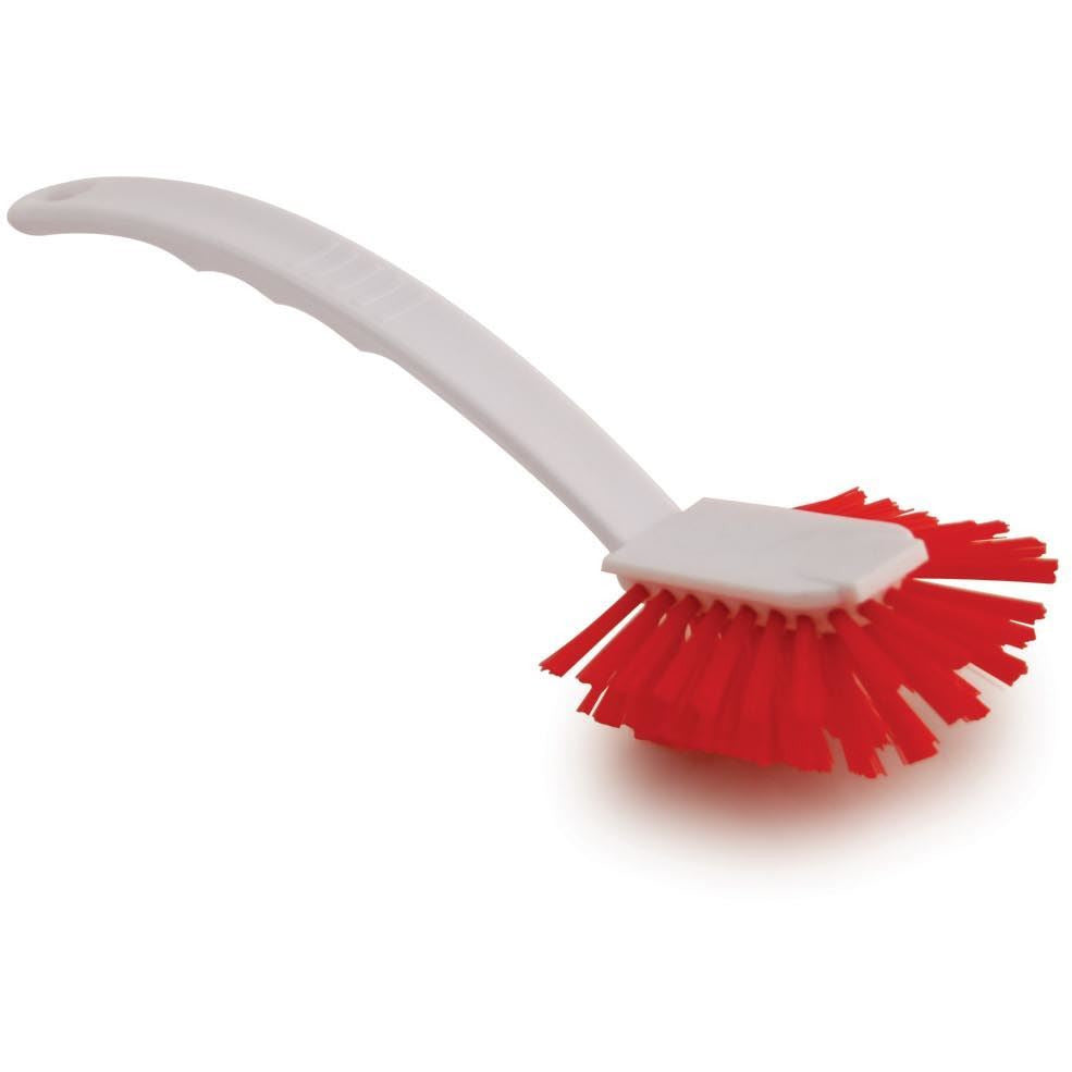 Colour Coded Fantail Dish Brush Red - The Dustpan and Brush Store