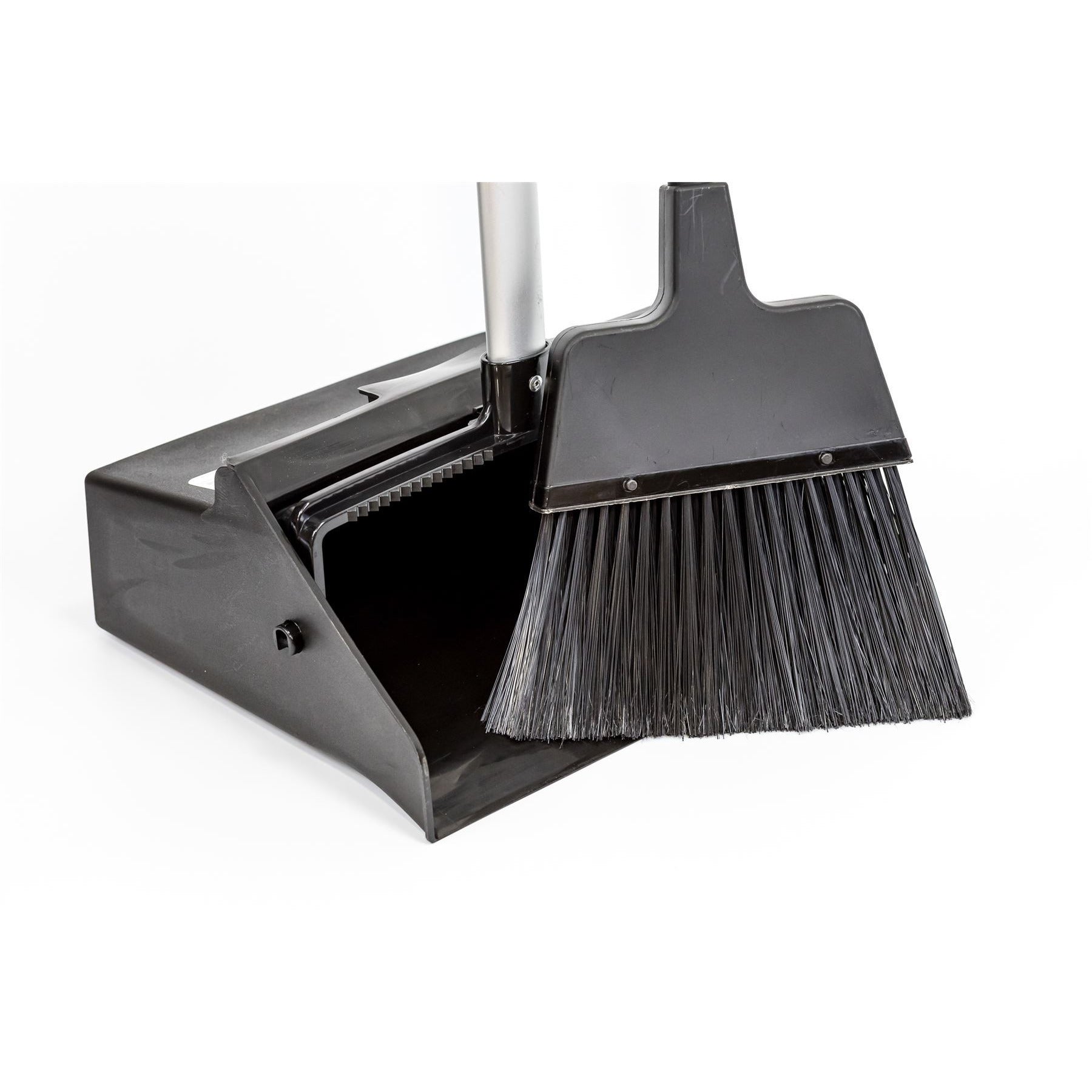 Long Handled Dustpan and Brush Strong Lobby Commercial Dust Pan and Broom - The Dustpan and Brush Store