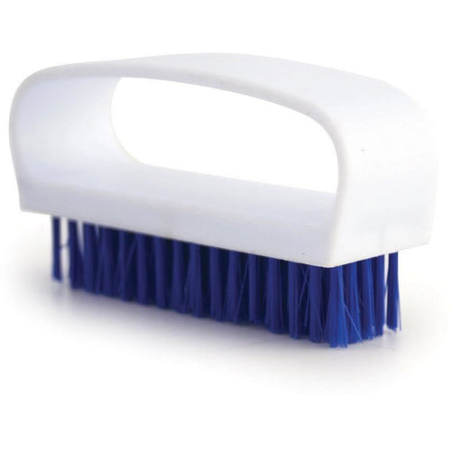 Blue Nail Brush Colour Coded Food Hygiene Hand Cleaning Nail Scrubbing Brush - The Dustpan and Brush Store
