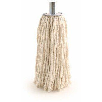 Heavy Duty Industrial Commercial 10 PY Cotton Mop Head Galvanised Metal Socket - The Dustpan and Brush Store
