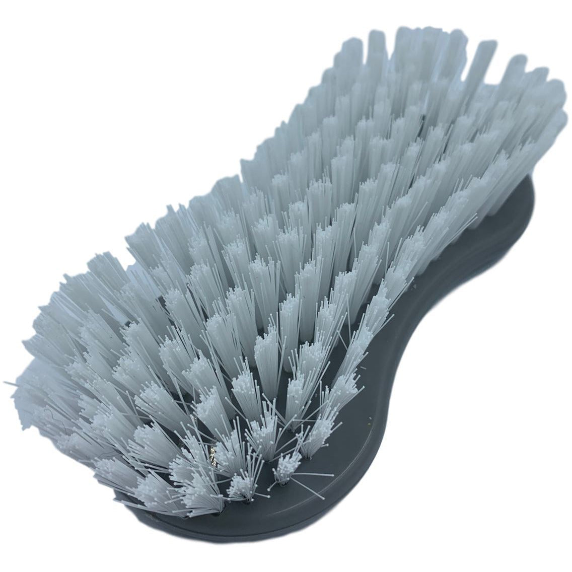 Silver / Grey Plastic Hand Scrubbing Scrub Brush - The Dustpan and Brush Store