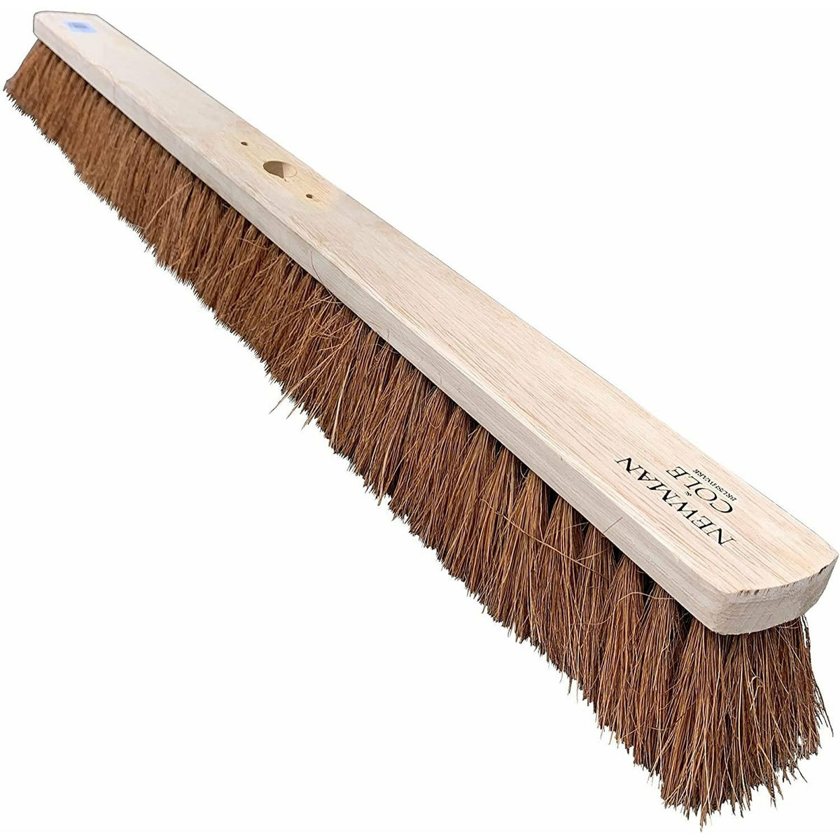 36" Newman and Cole Soft Natural Coco Broom Head with Hole