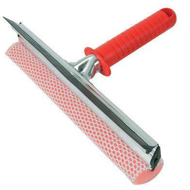 10" Window Cleaning Squeegee with Sponge Washer - The Dustpan and Brush Store