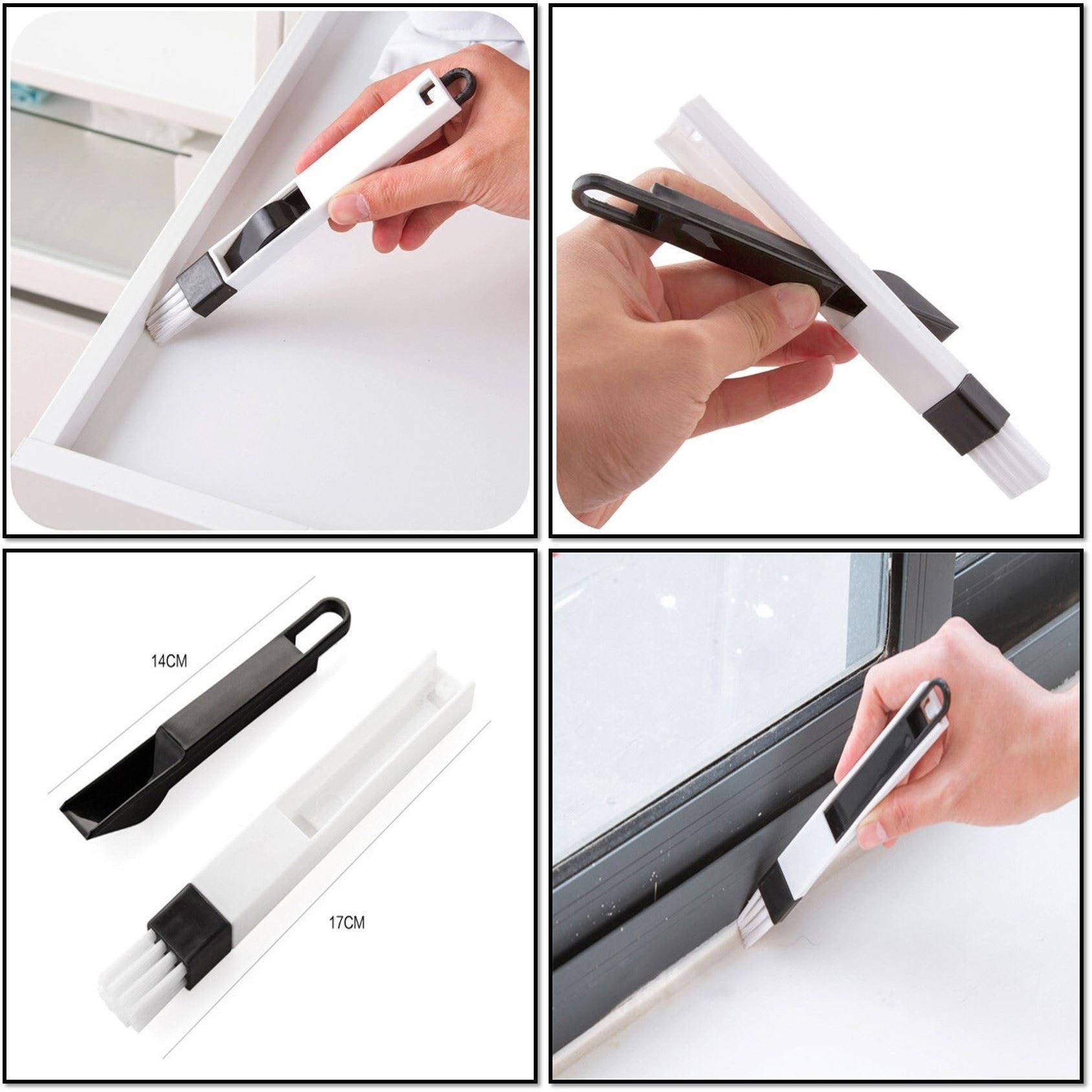 Small Cleaning Brush Micro Dustpan & Brush to Clean Sliding Door Vents Keyboard Etc - The Dustpan and Brush Store
