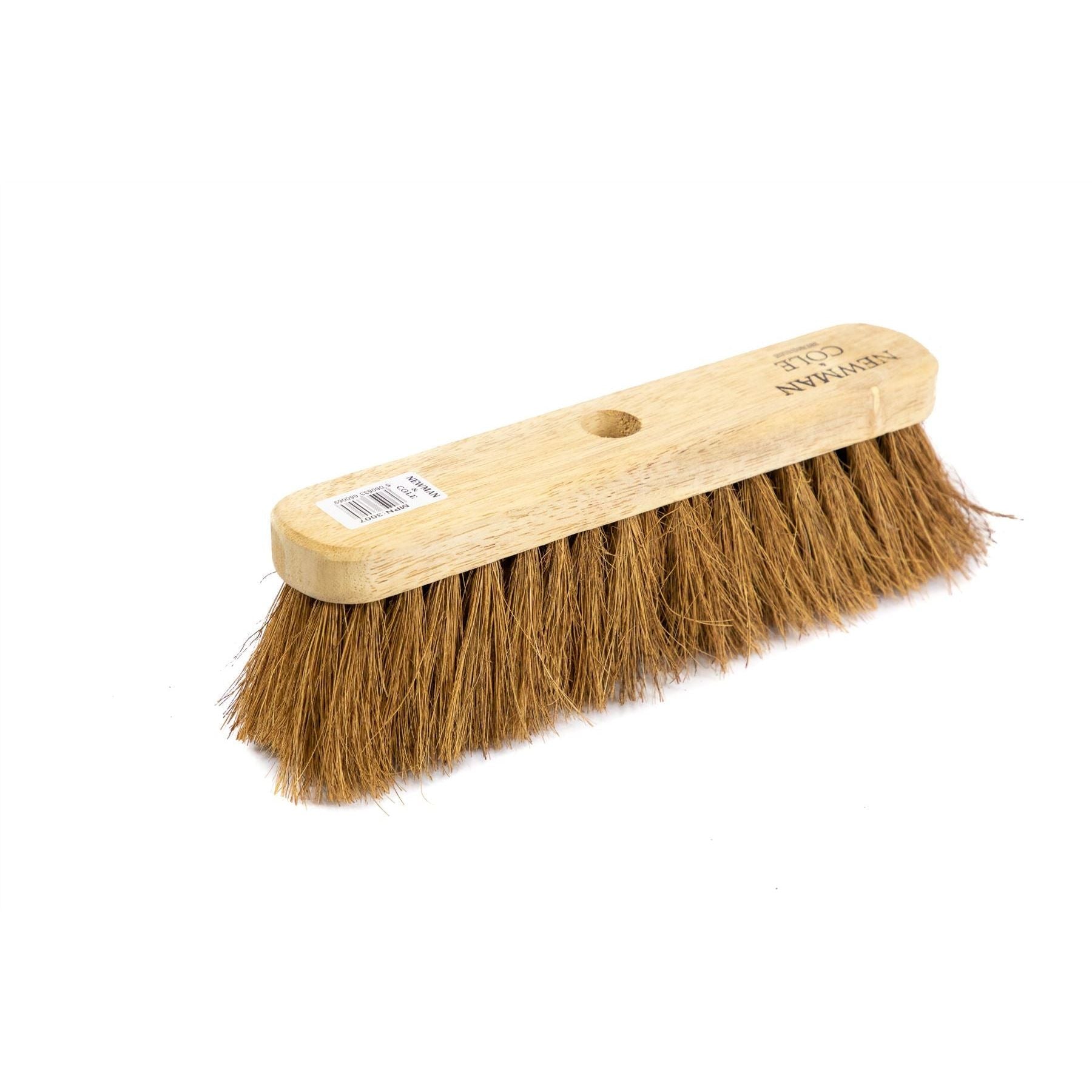 Newman and Cole 12" Natural Coco Broom Head with Hole