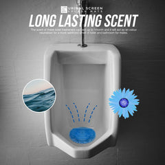 Urinal Screen Ocean Mist Blue - PACK OF 10