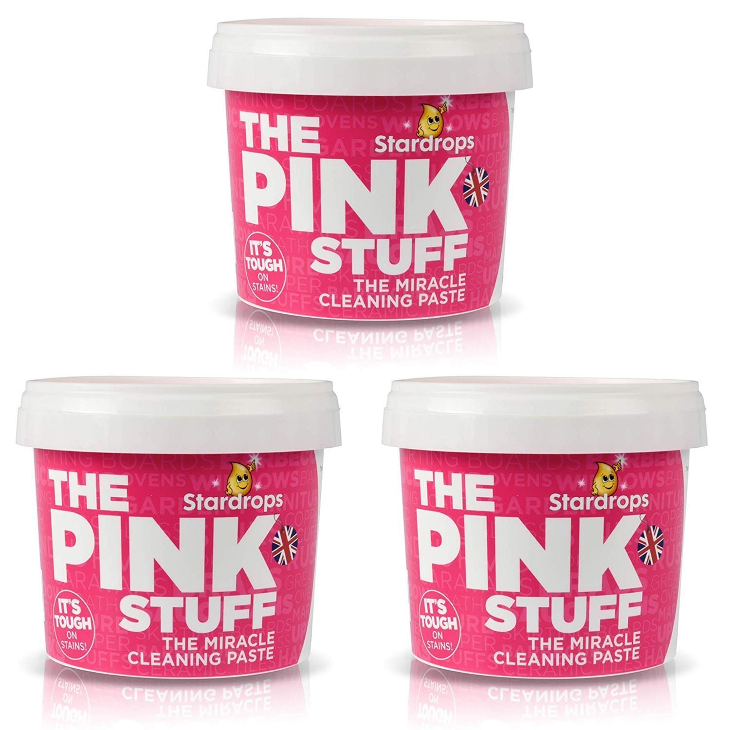 Stardrops The Pink Stuff The Miracle Cleaning Paste - *** 3 TUBS *** - The Dustpan and Brush Store