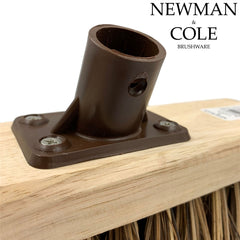 10.5"  Newman and Cole Bass & Cane Broom Head with Plastic Bracket