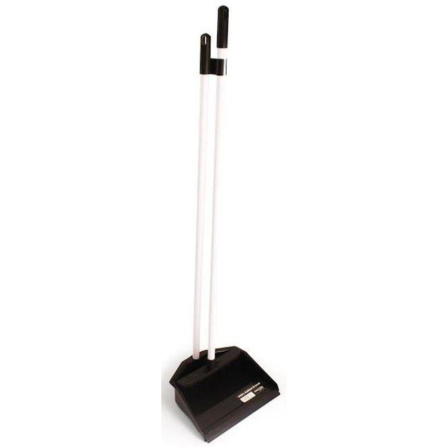 Black and White Long Handled Dustpan and Brush Value Set - The Dustpan and Brush Store