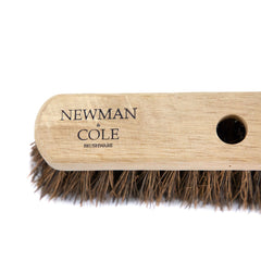 Newman and Cole 12" Natural Bassine Broom Head with Hole