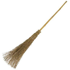 TRADITIONAL BESOM BROOM WITCHES BROOMSTICK GARDEN CORN LEAF SWEEPING HALLOWEEN - The Dustpan and Brush Store