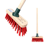 Traditional Wooden Childrens Child Sweeping Brush Play Yard Broom with Short Handle