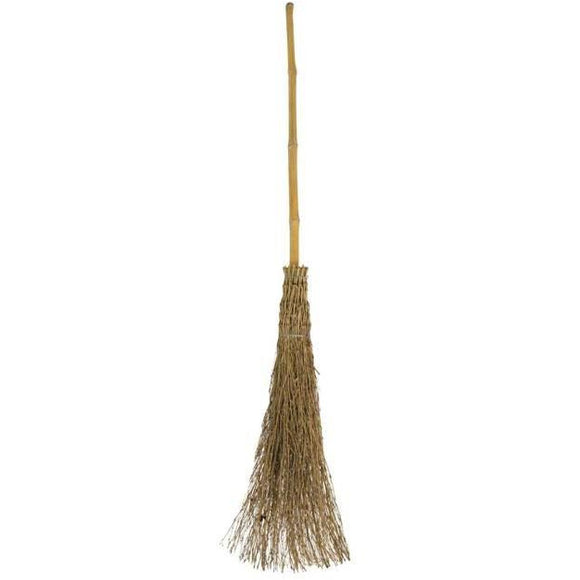 TRADITIONAL BESOM BROOM WITCHES BROOMSTICK GARDEN CORN LEAF SWEEPING HALLOWEEN - The Dustpan and Brush Store