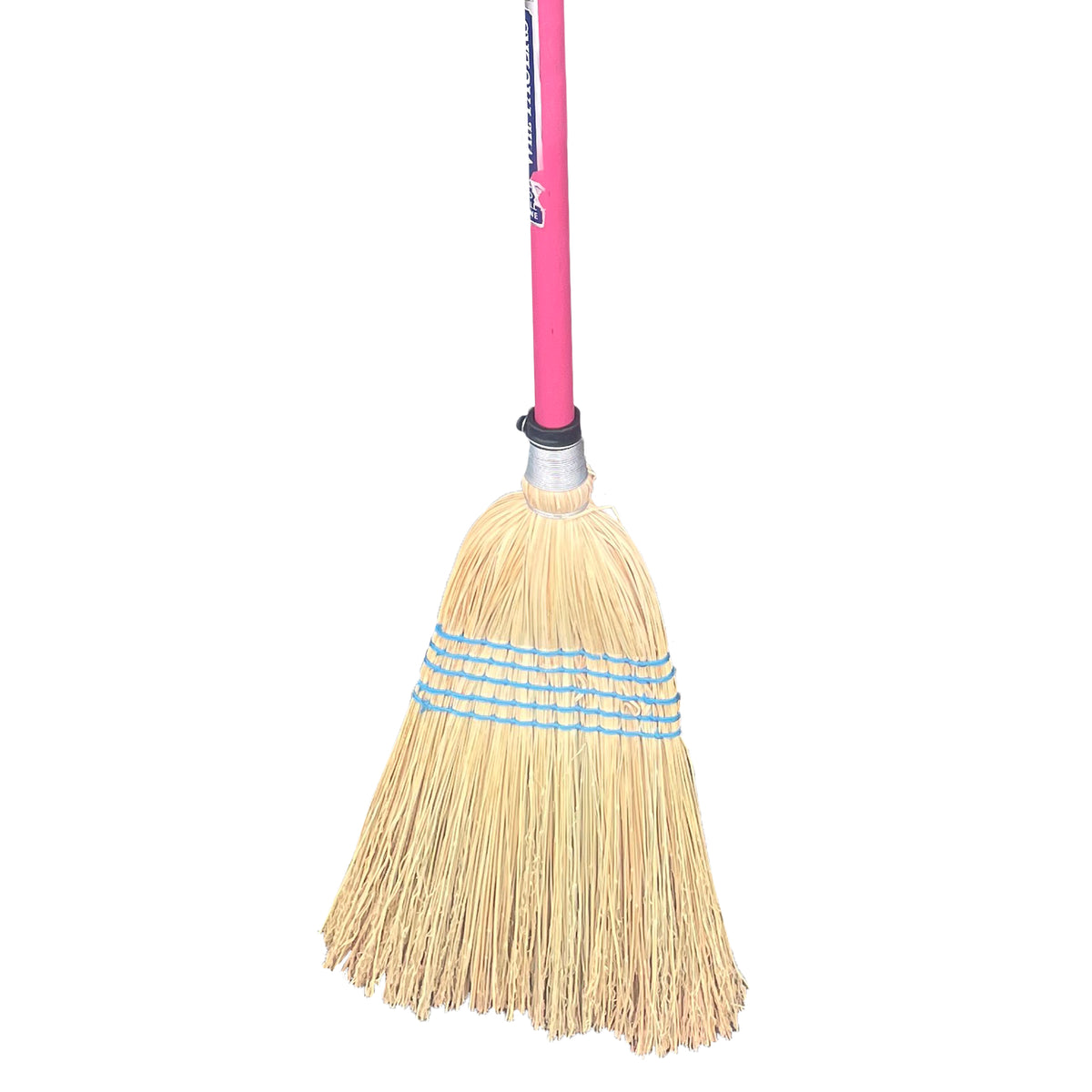 Traditional Corn Broom Besom Long Handled Sweeping Brush