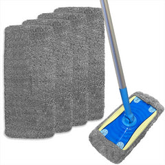 Microfibre Mop Refill for Static Floor Mop - Pack of 4