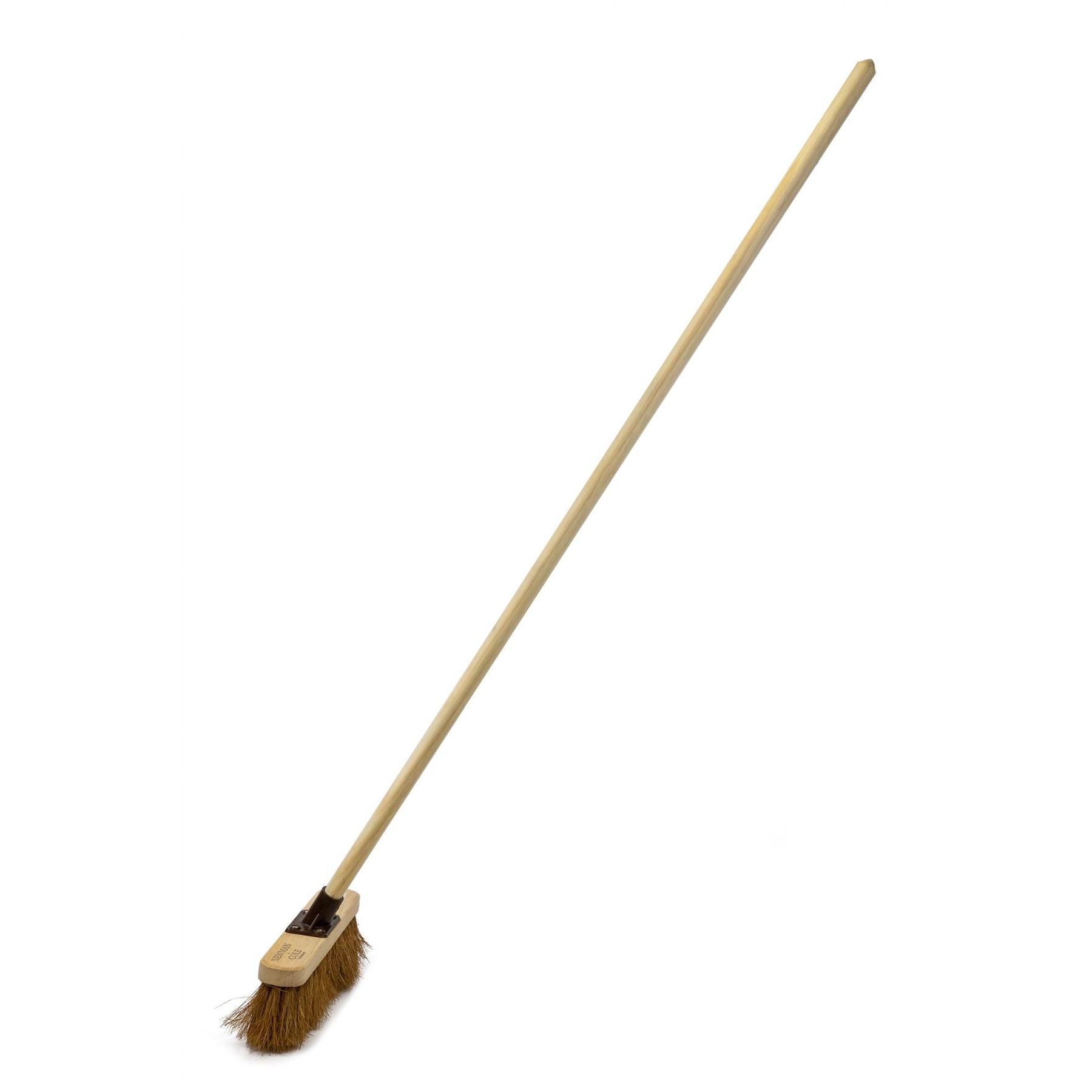 Newman and Cole 10" Natural Coco Broom Head with Plastic Socket Supplied with Handle