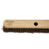 Newman and Cole 18" Natural Bassine Broom Head with Hole