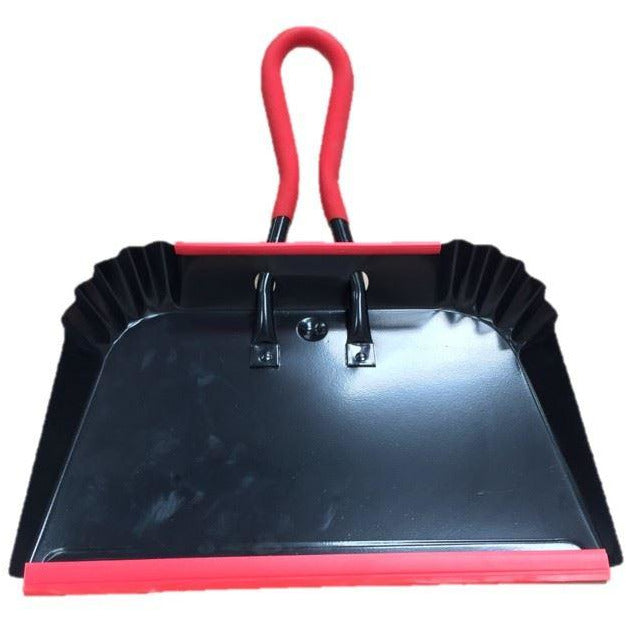 Heavy Duty 16" Industrial Strong Metal Dustpan Extra Large Strong Garden - The Dustpan and Brush Store