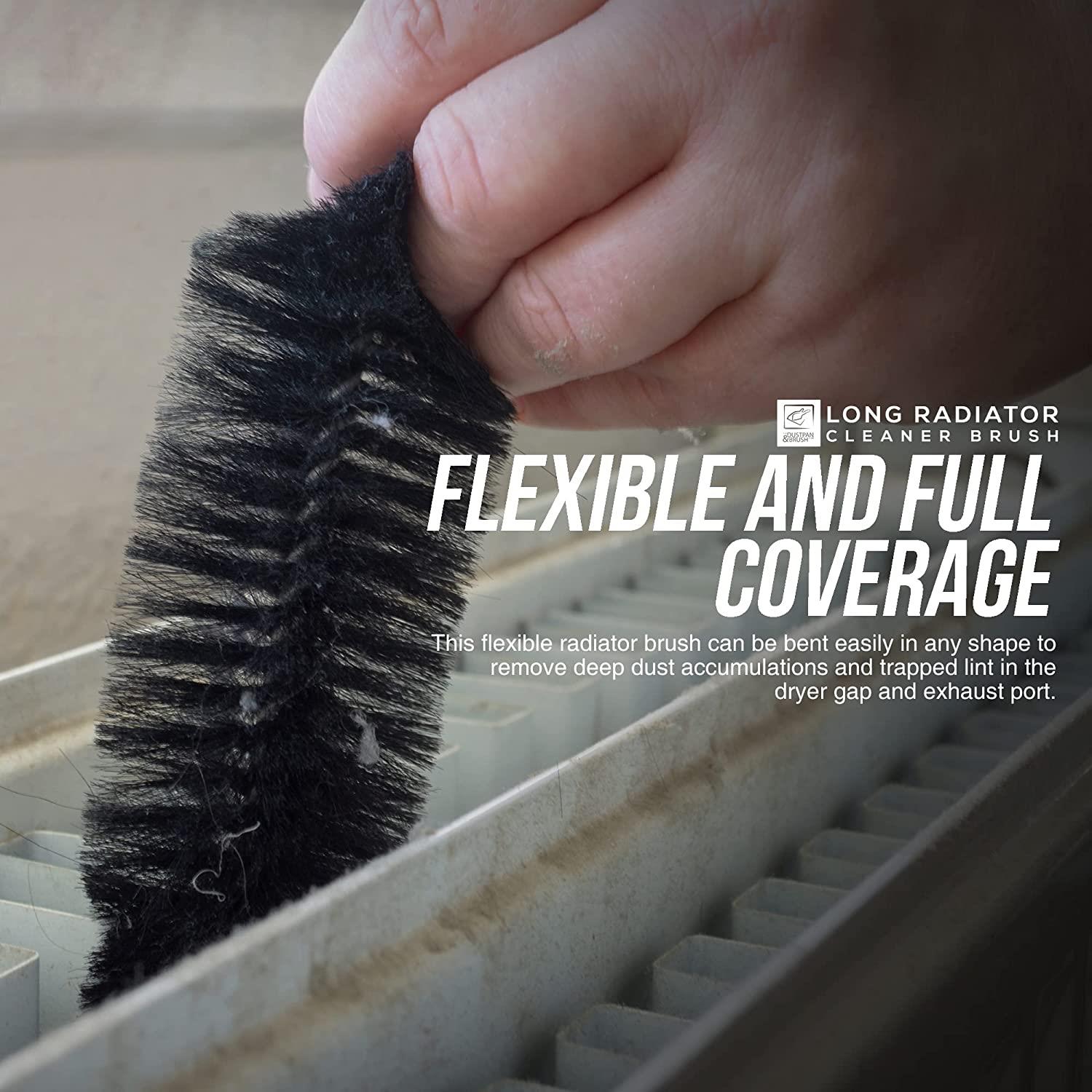 Radiator Cleaning Brush Long Reach Bendy and Flexible Long Handled Brush