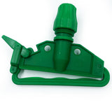 Green Plastic Hygiene Kentucky Mop Clip Handle Connector Holder