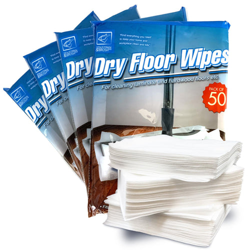 Pack of 200 Dry Floor Wipes - Replacement Floor Wipe Cloths for Mop
