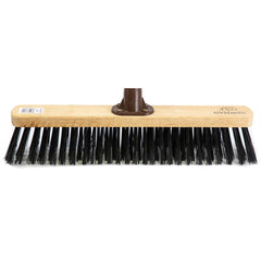 Newman and Cole 18" Stiff Synthetic Broom Head with Plastic Socket Supplied with Handle
