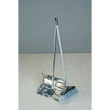 Stainless Steel Metal Long Handled Lobby Dustpan and Brush, Strong and Industrial - The Dustpan and Brush Store