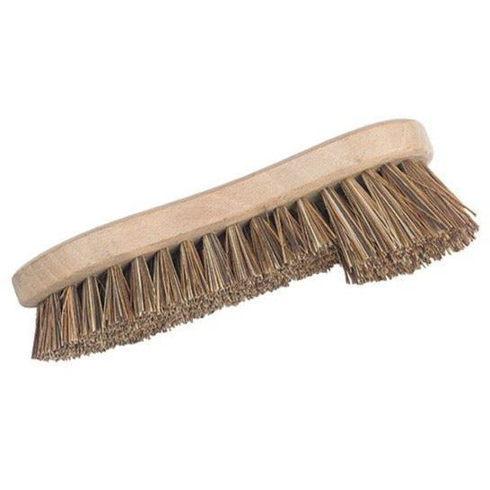 Hill Brush Single Winged Traditional Wing Stiff Wooden Scrubbing Brush - The Dustpan and Brush Store