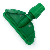 Green Plastic Hygiene Kentucky Mop Clip Handle Connector Holder
