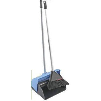 Industrial Long Handled Dustpan and Brush, Wide Mouth Lobby Dustpan - The Dustpan and Brush Store