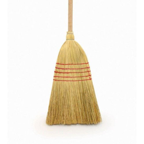 Traditional Corn broom Witches American Sweeping Natural Stable Yard Brush - The Dustpan and Brush Store