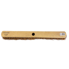 Newman and Cole 18" Natural Coco Broom Head with Hole Supplied with Handle